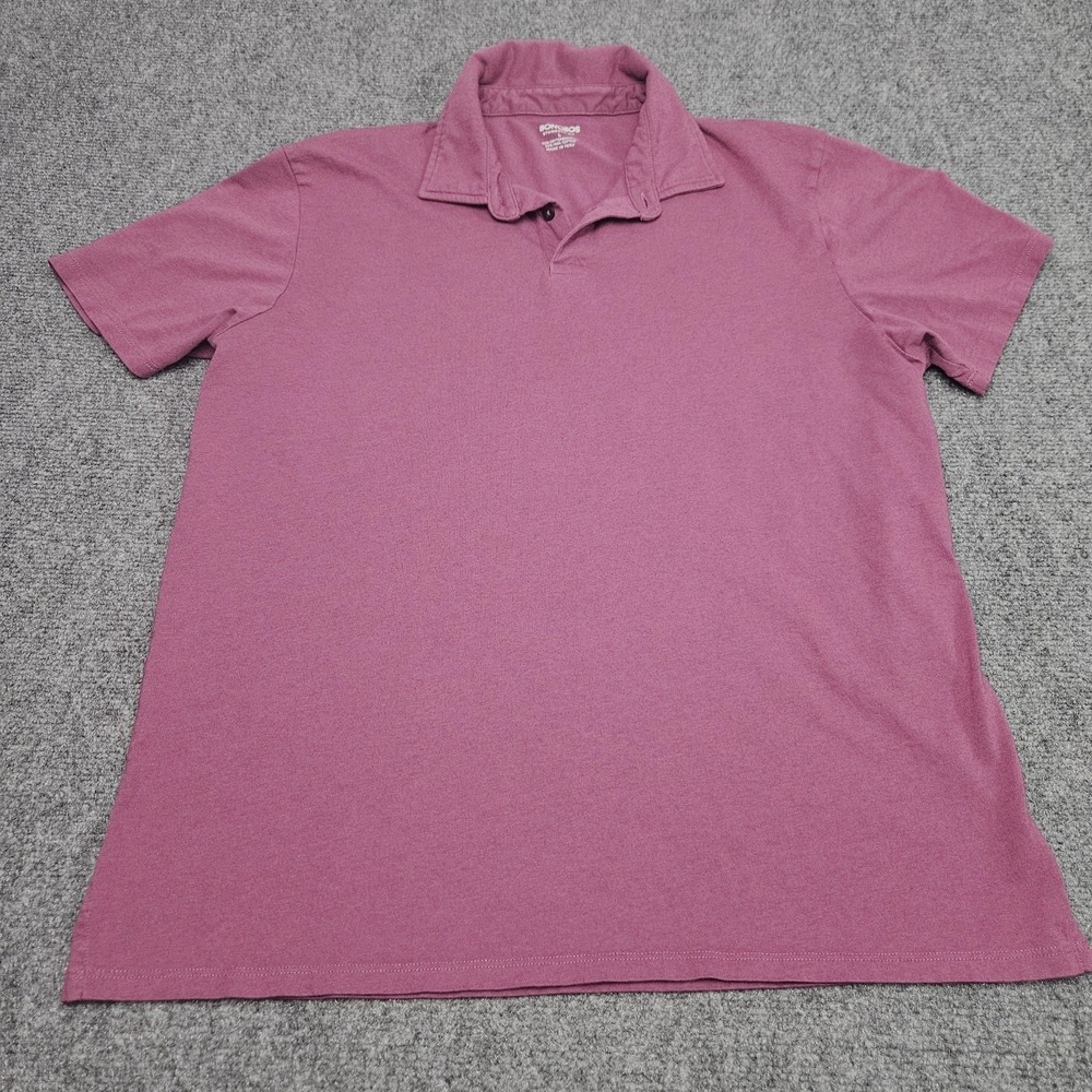 Bonobos‎ Polo Shirt Mens Large Mauve Pink Pima Cotton Blend Standard Fit Casual